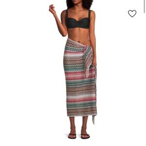 Missoni Metallic Knit Sarong/Scarf/Shawl